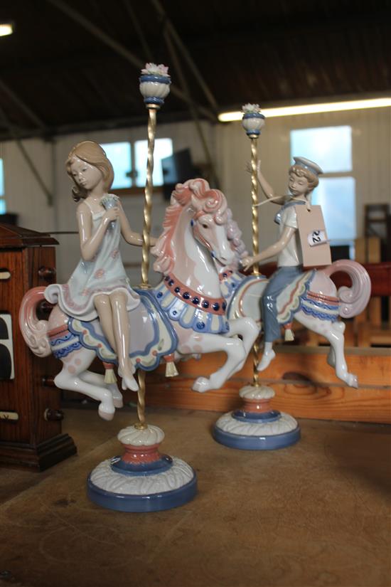 Two Fairground Lladro figures